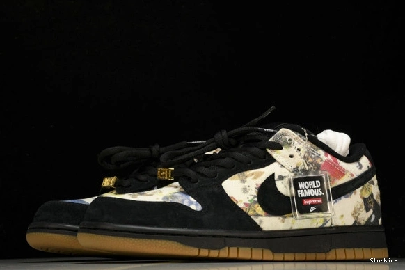Nike  FD8778-001 SB Supreme Dunk Rammellzee Low 0123